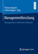 Managementforschung edito da Springer-Verlag GmbH