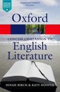 The Concise Oxford Companion to English Literature di Dinah Birch edito da Oxford University Press