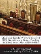 Child And Family Welfare edito da Bibliogov