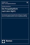 Die Prospektpflicht nach dem WpPG di Christian Kaufmann edito da Nomos Verlagsges.MBH + Co
