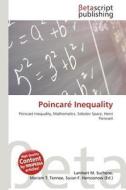 Poincar Inequality edito da Betascript Publishing