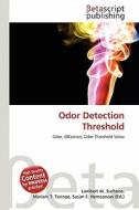Odor Detection Threshold edito da Betascript Publishing