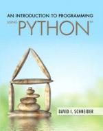 An Introduction to Programming Using Python di David I. Schneider edito da Pearson