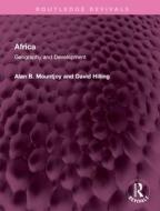 Africa di Alan B Mountjoy, David Hilling edito da Taylor & Francis Ltd