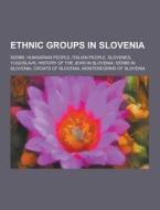 Ethnic Groups In Slovenia di Source Wikipedia edito da University-press.org