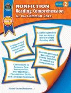 Nonfiction Reading Comprehension for the Common Core: Grade 2 di Heather Wolpert-Gawron edito da Teacher Created Resources