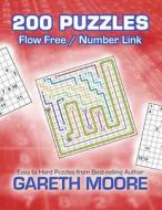 Flow Free / Number Link: 200 Puzzles di Gareth Moore edito da Createspace