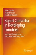 Export Consortia in Developing Countries di Fabio Antoldi, Daniele Cerrato, Donatella Depperu edito da Springer Berlin Heidelberg