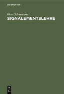 Signalementslehre di Hans Schneickert edito da De Gruyter