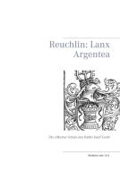 Reuchlin: Lanx Argentea di NORBERT FL RKEN edito da Books on Demand