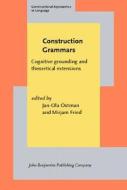 Construction Grammars edito da John Benjamins Publishing Co