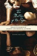 Butler, S:  The  Matter of the Page di Shane Butler edito da The University of Wisconsin Press