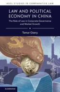 Law And Political Economy In China di Tamar Ozery edito da Cambridge University Press