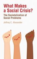 What Makes a Social Crisis? di Jeffrey C. Alexander edito da Polity Press