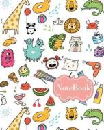 Notebook: Cute Animals Drawing Cover: Journal Notebook Diary (4 Inside Patterns): Lined, Dot Grid, Line Grid, Blank No Lined, To di M. J. Journal edito da Createspace Independent Publishing Platform