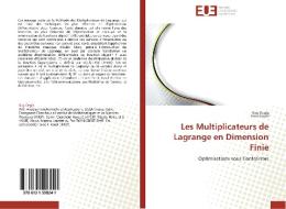 Les Multiplicateurs de Lagrange en Dimension Finie di Guy Degla, Jean Koudi edito da Editions universitaires europeennes EUE