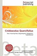 Cnidoscolus Quercifolius edito da Betascript Publishing