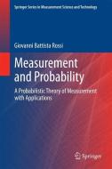 Measurement and Probability di Giovanni Battista Rossi edito da Springer Netherlands