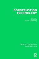 Construction Technology di Paul Chinowsky edito da Routledge