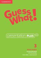 Guess What! Level 3 Presentation Plus British English di Susannah Reed edito da CAMBRIDGE