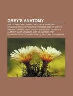 Grey's Anatomy: Private Practice, List O di Books Llc edito da Books LLC, Wiki Series