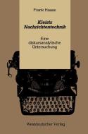 Kleists Nachrichtentechnik di Frank Haase edito da VS Verlag für Sozialwissenschaften