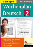 Wochenplan Deutsch 2. Schuljahr edito da Kohl Verlag