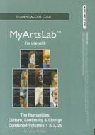 The New Myartslab -- Standalone Access Card -- For Humanities: Culture, Continuity and Change, (All Volumes) di Henry M. Sayre edito da Pearson