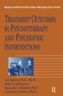 Treatment Outcomes In Psychotherapy And Psychiatric Interventions edito da Taylor & Francis Ltd