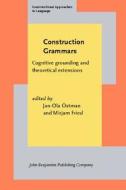 Construction Grammars edito da John Benjamins Publishing Co
