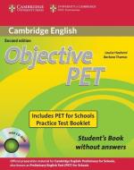 Cambridge Objective PET Without Answers [With CDROM] di Louise Hashemi, Barbara Thomas edito da CAMBRIDGE