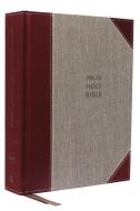 NKJV, Journal the Word Bible, Cloth Over Board, Gray/Red, Red Letter Edition, Comfort Print: Reflect, Journal, or Create di Thomas Nelson edito da THOMAS NELSON PUB