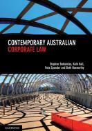 Contemporary Australian Corporate Law di Stephen (Australian National University Bottomley, Kath (Australian National University Hall, Spen edito da Cambridge University Press