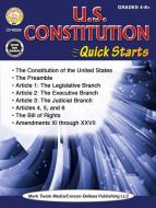 U.S. Constitution Quick Starts Workbook, Grades 4 - 12 di Cindy Barden edito da MARK TWAIN MEDIA