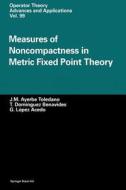Measures of Noncompactness in Metric Fixed Point Theory di J. M. Ayerbe Toledano, T. Dominguez Benavides, G. Lopez Acedo edito da Birkhäuser Basel