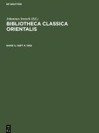 Bibliotheca Classica Orientalis, Band 4, Heft 4, Bibliotheca Classica Orientalis (1959) edito da De Gruyter