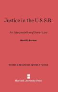 Justice in the U.S.S.R. di Harold J. Berman edito da Harvard University Press