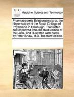 Pharmacopoeia Edinburgensis di Multiple Contributors edito da Gale Ecco, Print Editions