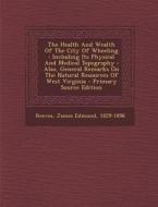 The Health and Wealth of the City of Wheeling: Including Its Physical and Medical Topography: Also, General Remarks on the Natural Resources of West V edito da Nabu Press
