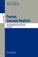 Formal Concept Analysis edito da Springer Berlin Heidelberg