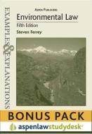Examples & Explanations: Environmental Law, 5th Ed. (Print + eBook Bonus Pack) di Steven Ferrey edito da WOLTERS KLUWER LAW & BUSINESS
