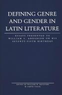 Defining Genre and Gender in Latin Literature edito da Lang, Peter