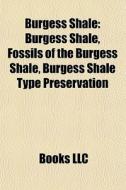 Burgess Shale: Burgess Shale, Fossils Of di Books Llc edito da Books LLC, Wiki Series