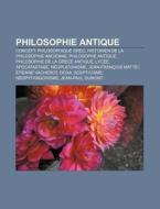 Philosophie Antique: Vocabulaire Du Scep di Livres Groupe edito da Books LLC, Wiki Series