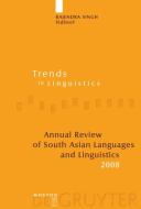 Annual Review of South Asian Languages and Linguistics edito da De Gruyter Mouton