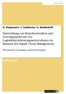 Entwicklung von Branchenstruktur und Leistungsspektrum von Logistikdienstleistungsunternehmen im Rahmen des Supply Chain di A. Stegemann, I. Tsakharias, S. Weidenkaff edito da GRIN Publishing