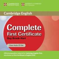 Complete First Certificate Class Audio Cd Set di Guy Brook-Hart edito da Cambridge University Press