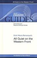 All Quiet on the Western Front di Erich Maria Remarque edito da Chelsea House Publishers