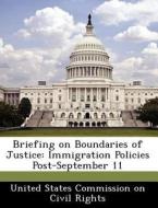 Briefing On Boundaries Of Justice edito da Bibliogov