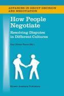 How People Negotiate edito da Springer Netherlands